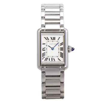 Cartier Tank Must Small 29.5mm Stainless Steel White Dial Replica Super Clone