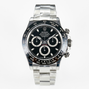 ROLEX Daytona 116500 40mm Stainless Steel Black Bezel Black Dial Replica Super Clone Watch