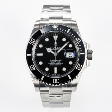 ROLEX Submariner 126610LN 41mm Stainless Steel Black Bezel Black Dial Replica Super Clone Watch