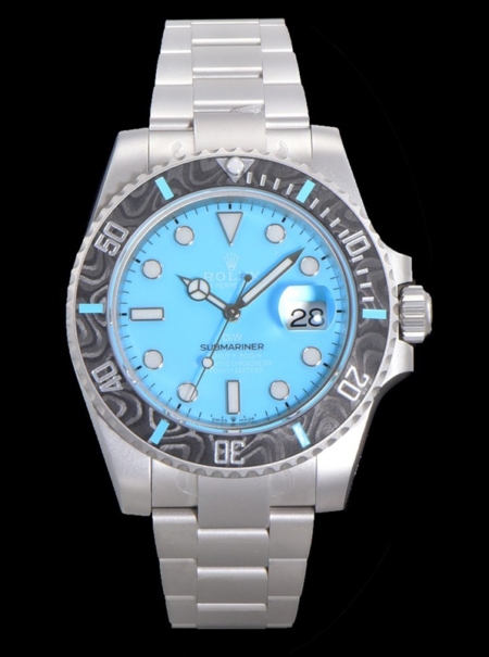 ROLEX Submariner DIW Sandblasted 40mm Tiffany Blue Dial 3135 Movement Super Clone