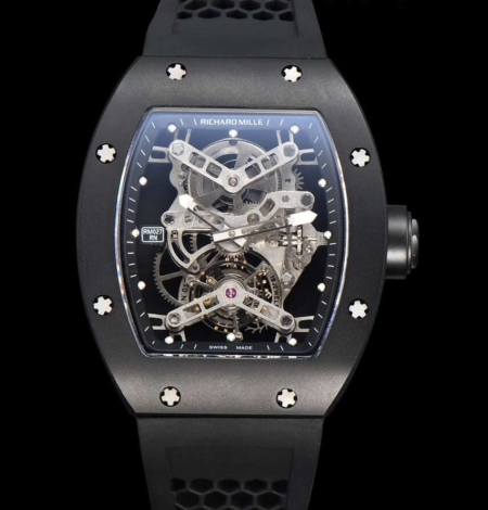 Richard Mille – RM027 Rafael Nadal Black Tourbillon Movement Super Clone