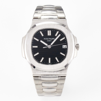 Patek Philippe Nautilus 5711 Black Dial Stainless Steel Bracelet Replica Super Clone Watch