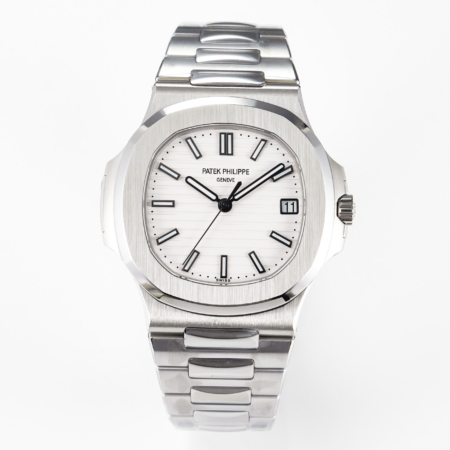 Patek Philippe Nautilus 5711 White Dial Stainless Steel Bracelet Replica Super Clone Watch