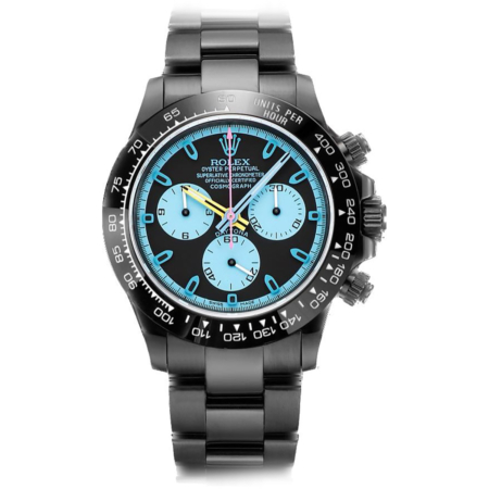 ROLEX Blaken Daytona 40mm BlackBlue Dial Replica Super Clone Watch