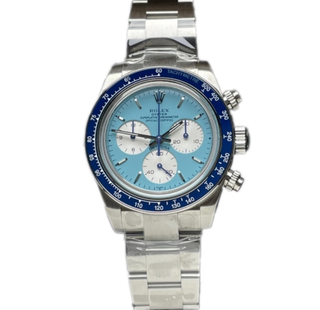 ROLEX Daytona 116500 40mm Stainless Steel Scona Artisans de Genève Unveils Blue Bezel Blue Dial Replica Super Clone Watch