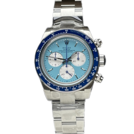 ROLEX Daytona 116500 40mm Stainless Steel Scona Artisans de Genève Unveils Blue Bezel Blue Dial Replica Super Clone Watch