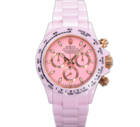 ROLEX Daytona 40mm AET Sakura in Pink Ceramic Pink Dial Replica Super Clone Watch