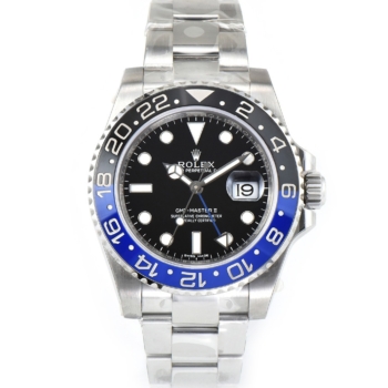 ROLEX GMT Master II 126710 40mm BLNR Batman Black Blue Ceramic Bezel Black Dial Replica Super Clone Watch