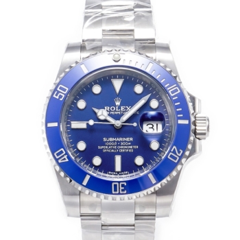 ROLEX Submariner 116619LB 40mm Blue Ceramic Bezel Blue Dial Stainless Steel Replica Super Clone Watch