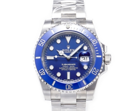 ROLEX Submariner 116619LB 40mm Blue Ceramic Bezel Blue Dial Stainless Steel Replica Super Clone Watch