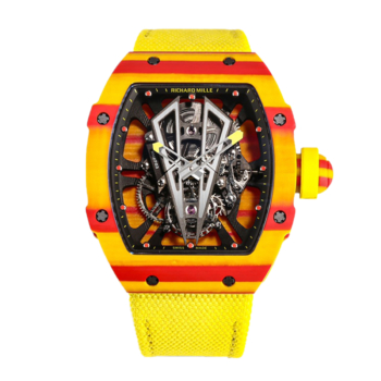 Richard Mille - RM027 03 Rafael Nadal Tourbillon Red Yellow Elastic Band Replica Super Clone Watch