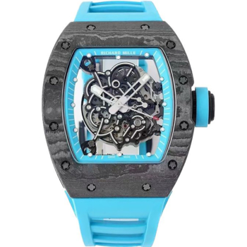 Richard Mille - RM055 Yas Marina Circuit Skeleton Dial Blue Rubber Strap Replica Super Clone Watch